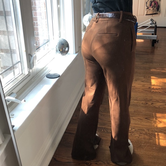 📚 NWOT Zara brown smart trousers - Picture 2 of 4